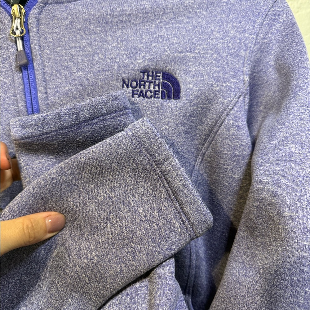 The North Face Women's Agave Full Zip hooded fleece jacket Medium - Picture 6 of 9